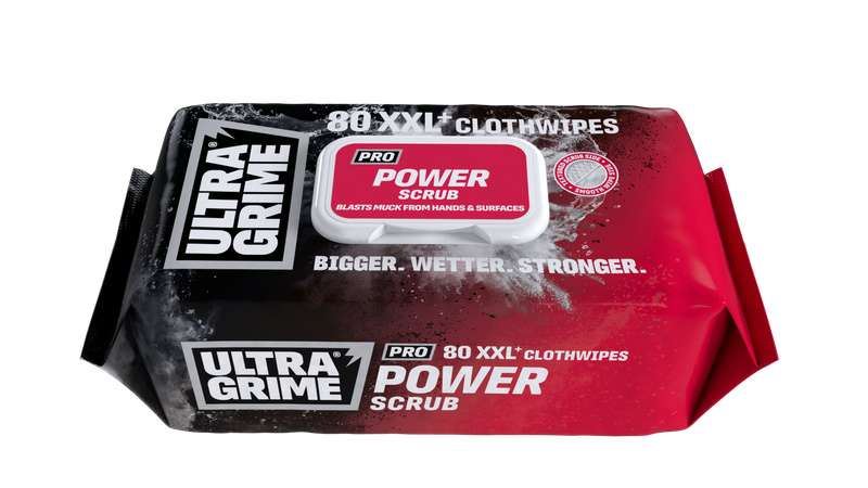 UltraGrime® Pro: Power Scrub 80 pk Wipes