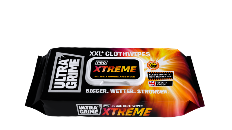 Ultragrime Pro Xtreme XXL+ Cleaning Wipes 40 Pack