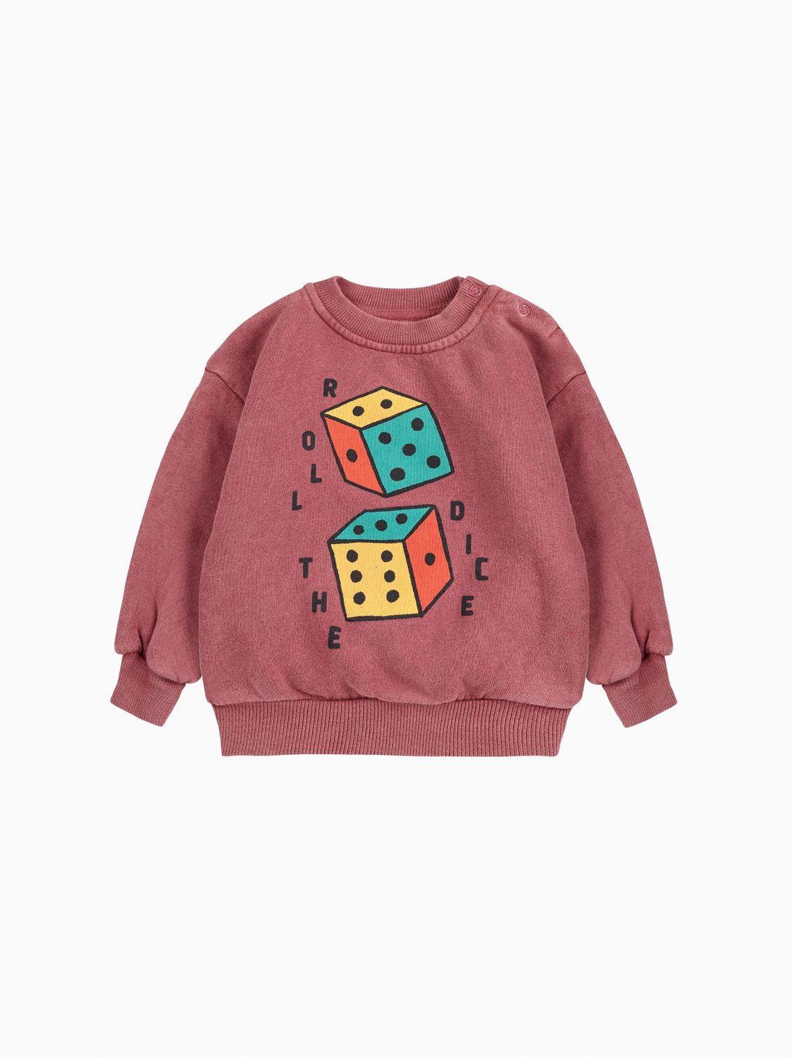 Roll the dice bordeaux sweatshirt