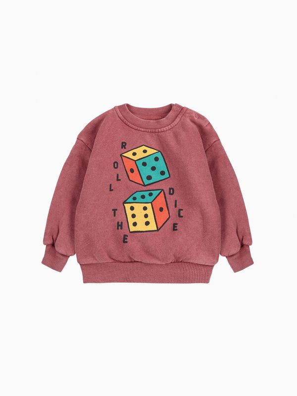 Roll the dice bordeaux sweatshirt