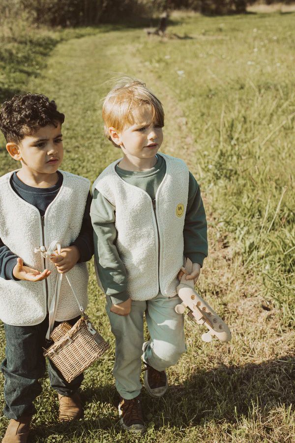 Little teddy smiley vest