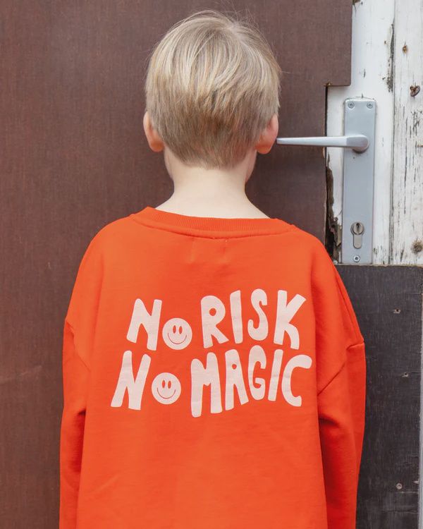 No risk no magic sweater
