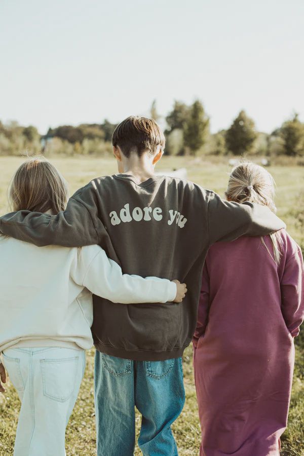 I adore you sweatshirt