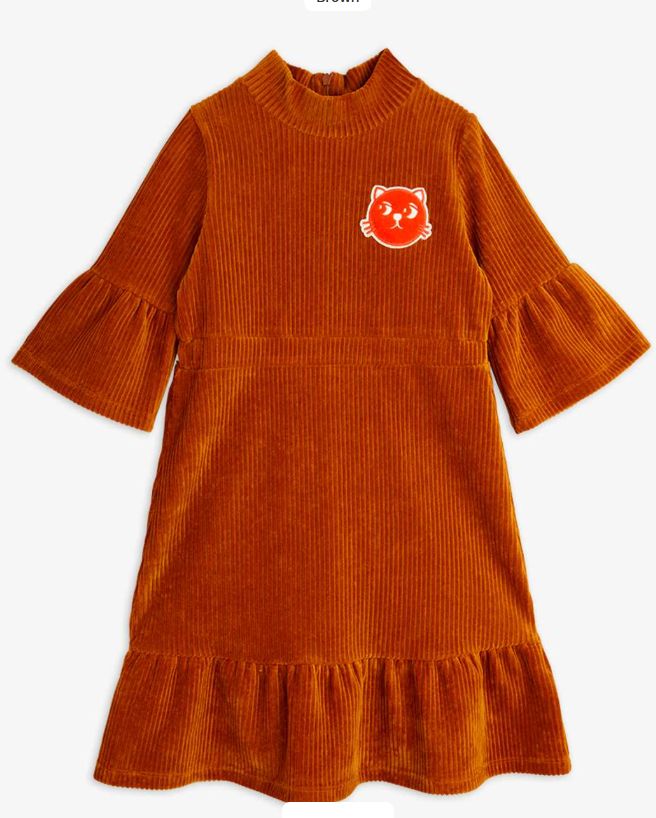 Cats corduroy kleedje