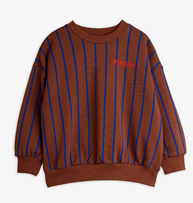 Vertical stripes sweatshirt