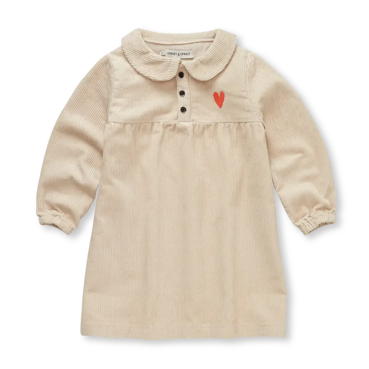 Corduroy hart jurkje