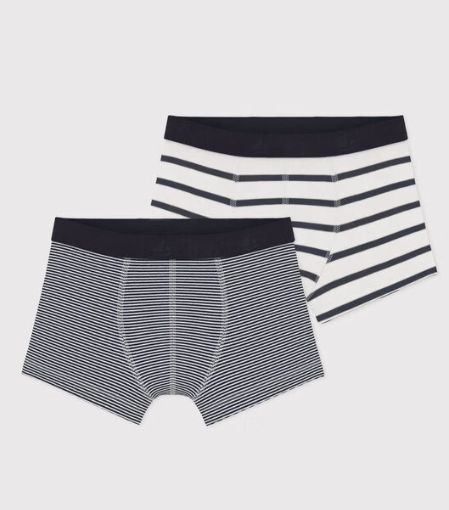 Boxer streepjes blauw