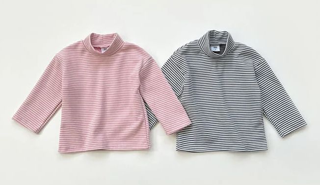 Turtleneck stripes grey