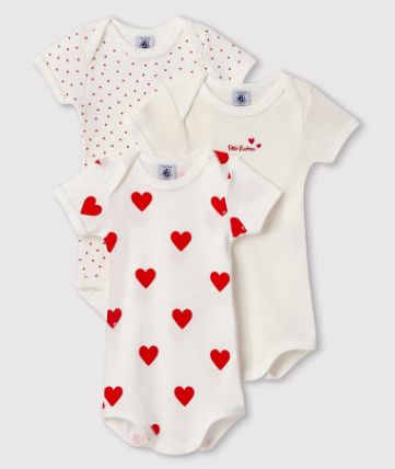 Bodies hartjes korte mouw