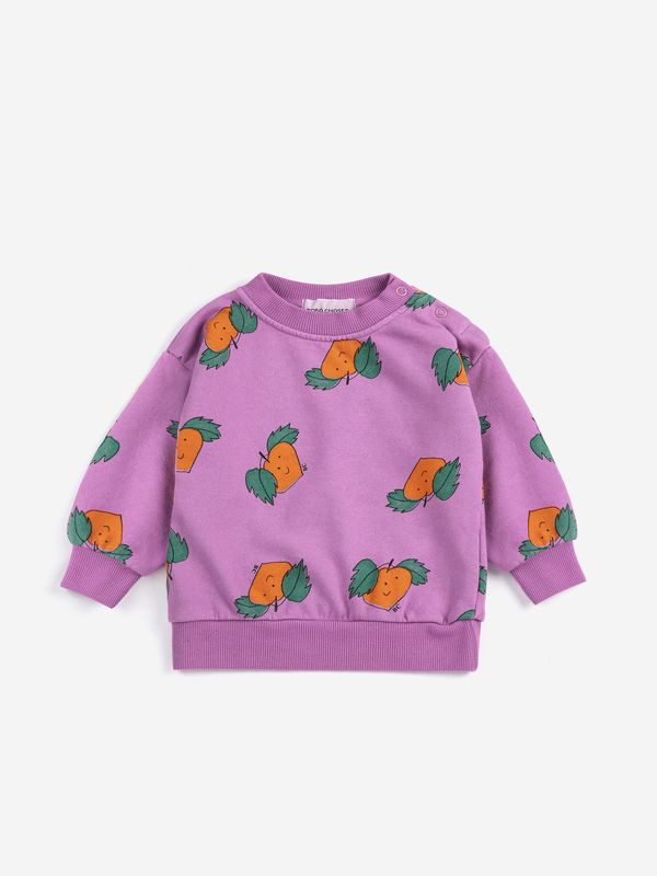 Tangerine sweatshirt all over mini