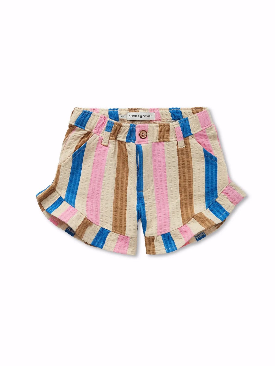 Stripes short ruffle