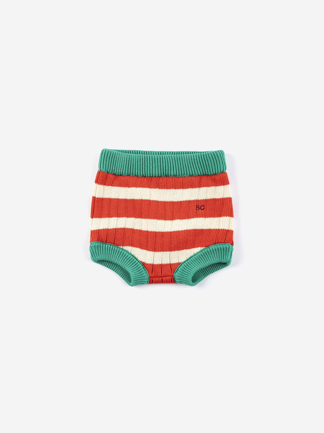Stripe knitted culotte