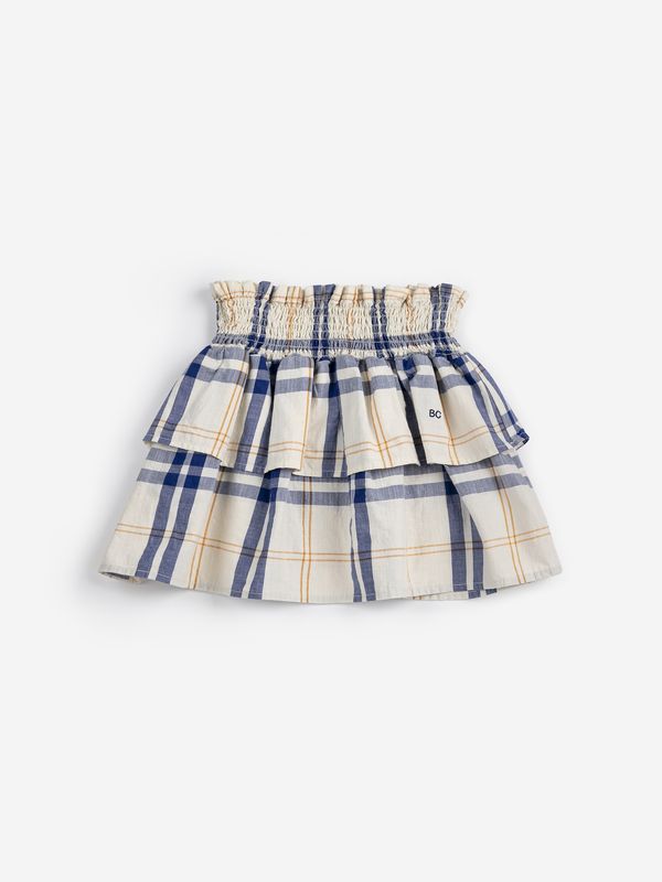 Tartan woven skirt