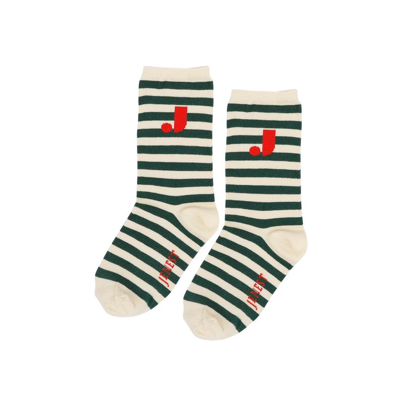 J stripes socks green