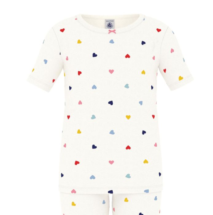 Pyjama kort hartjes PB multi