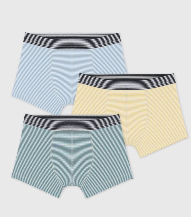 Boxers streepjes bl/gl/gr