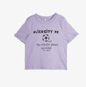Alien city paars t-shirt