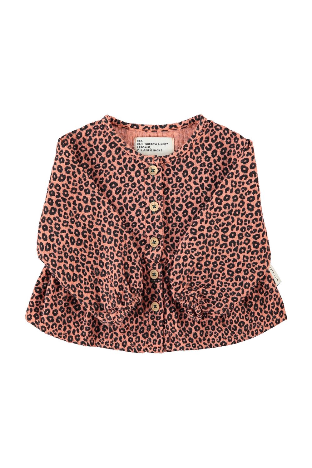 Blouse pink animal