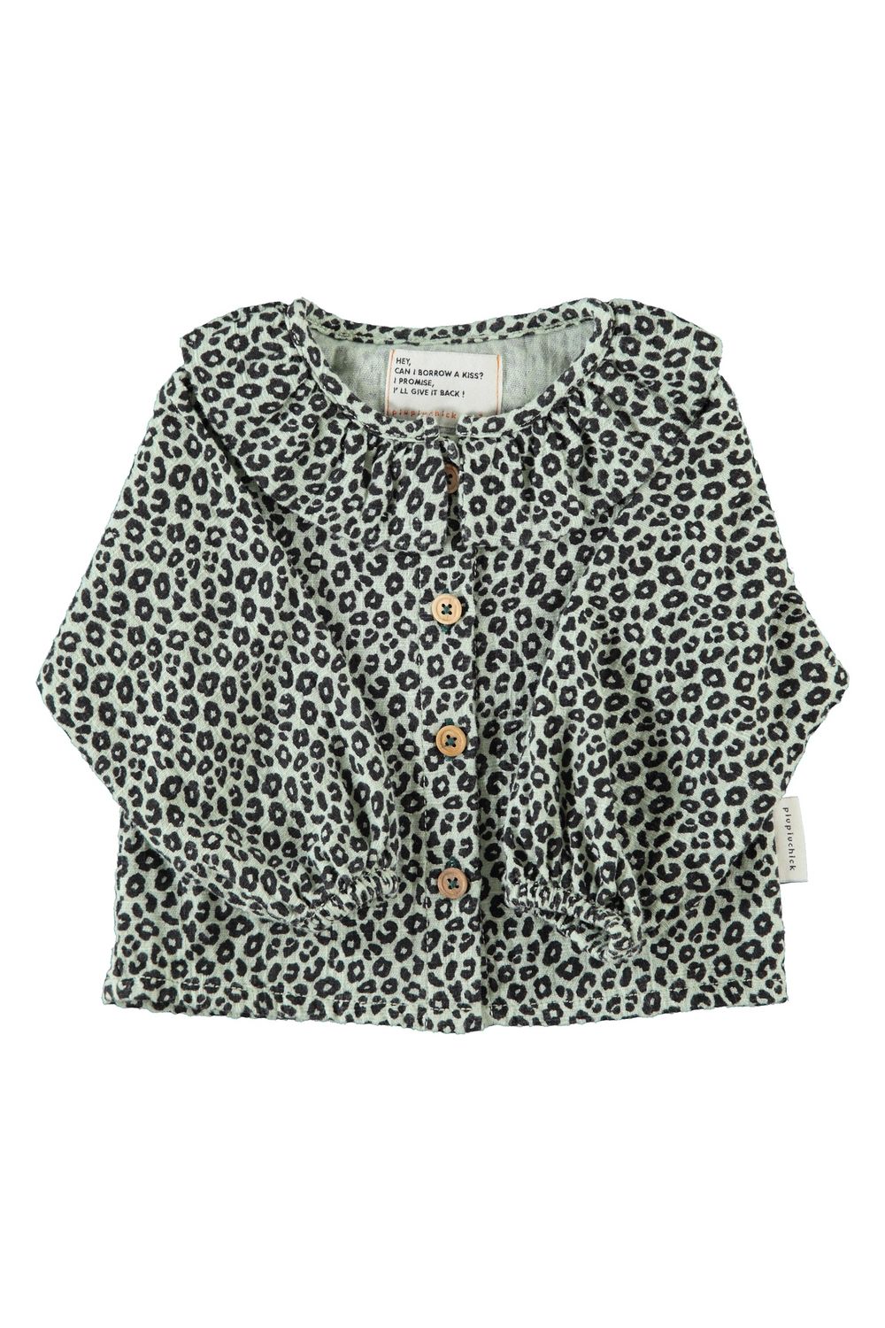 Blouse mint animal