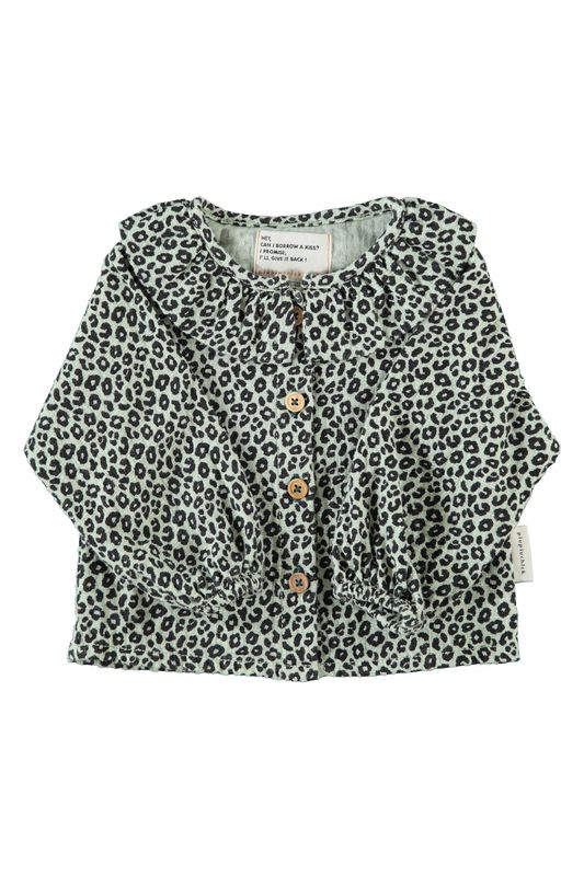 Blouse mint animal