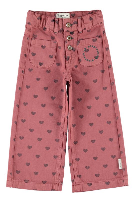 Broek pink hearts kid