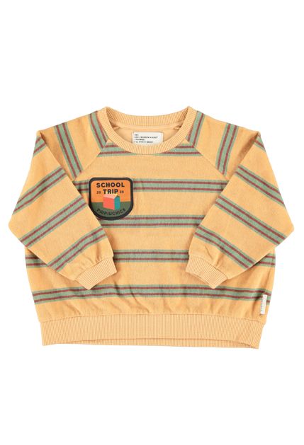 Sweater oker streep kid