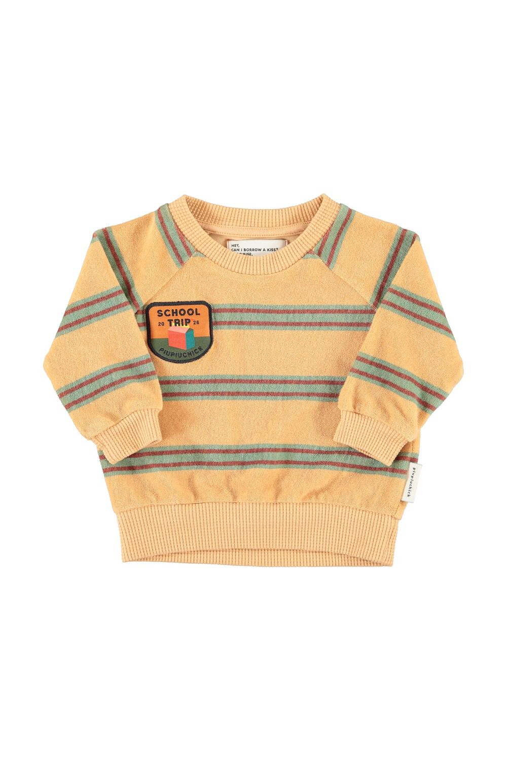 Sweater oker streep