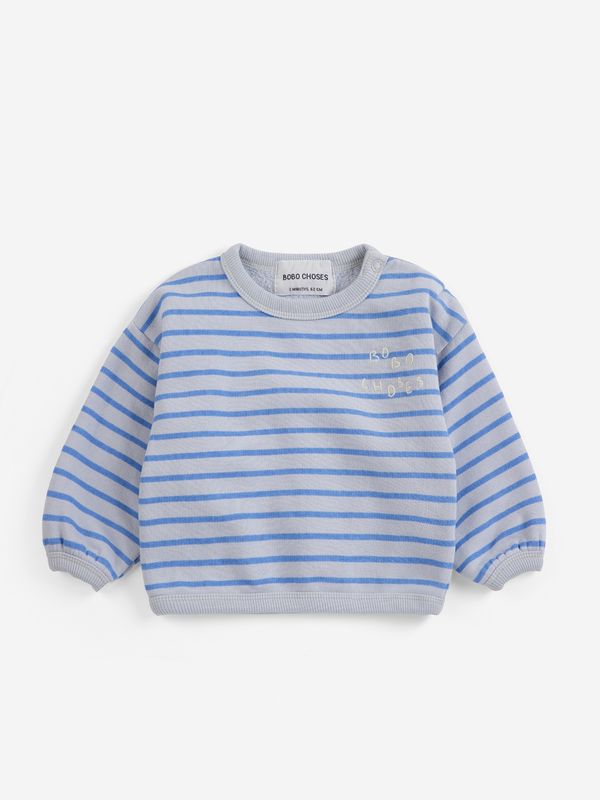 Sweatshirt stripes purple
