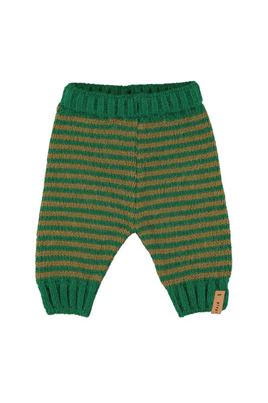 Knitted legging green