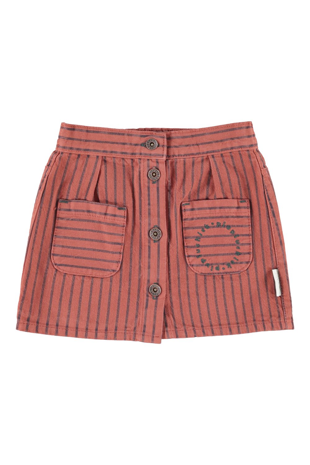 Skirt bordeaux stripes