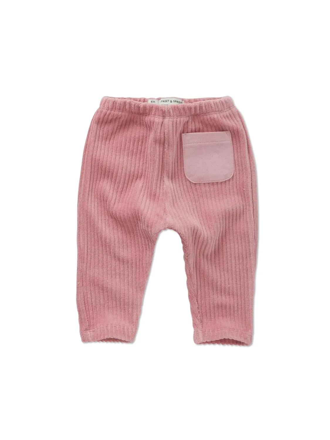 Roze velvet broek