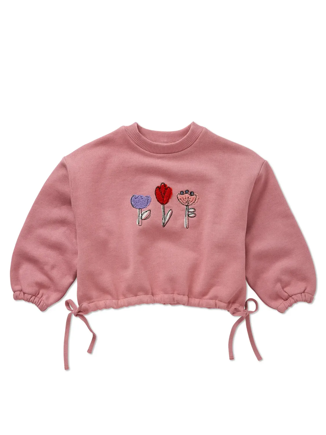 Bloemensweater strik