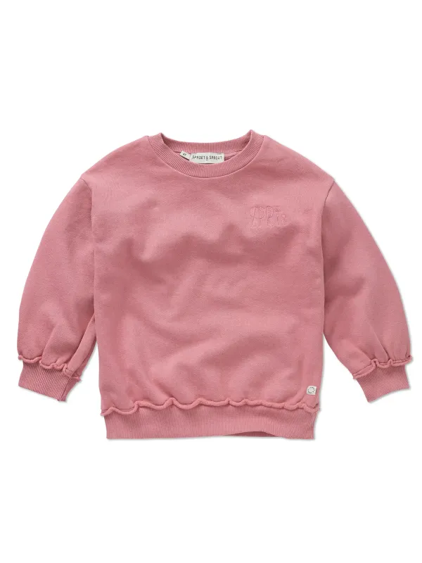 Sweatshirt ruffles