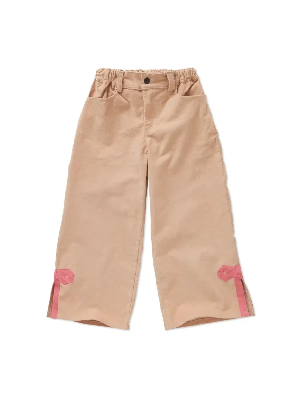Corduroy pants beige