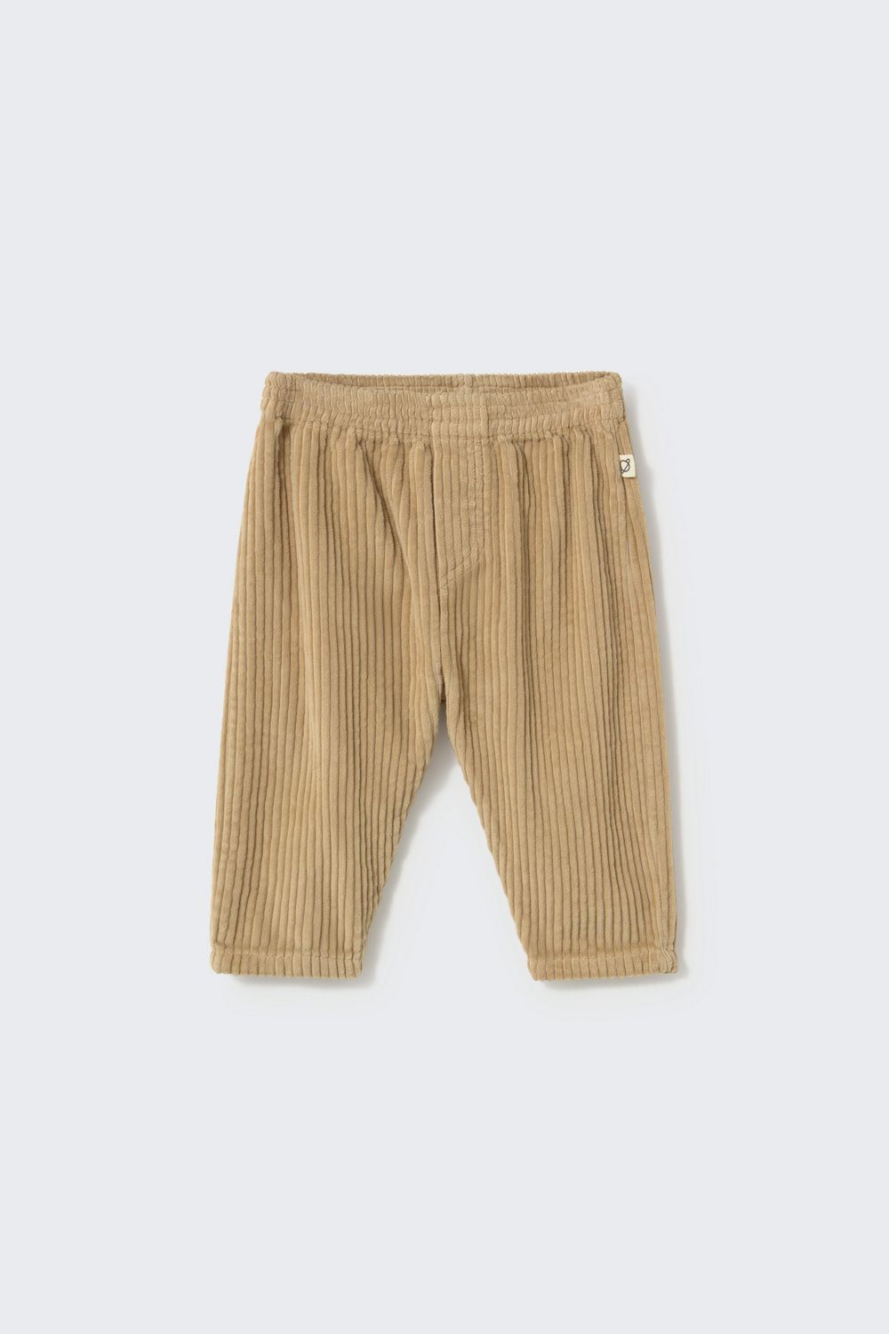 Beige corduroy broek