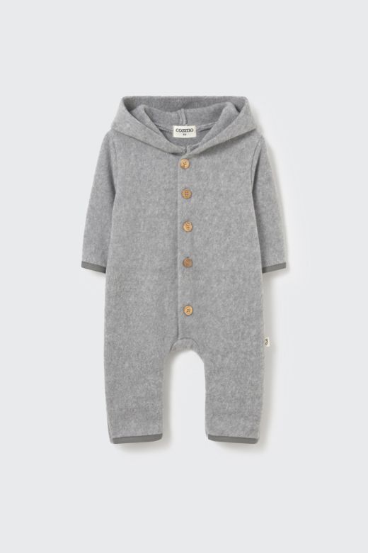 Grijze baby bearsuit