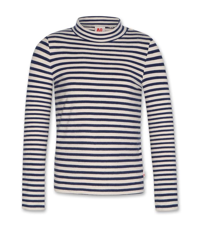 Blauw wit gestreepte longsleeve