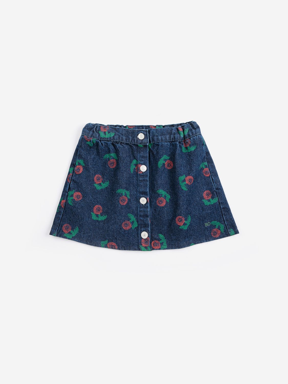 Bloemen jeansrok