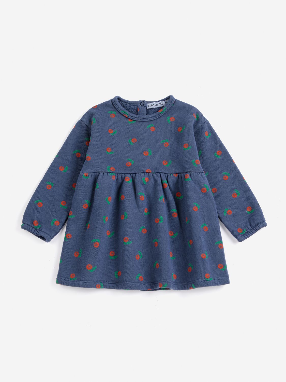 Rozen fleece kleed