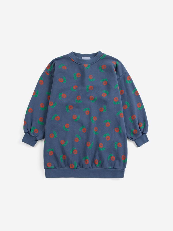 Rozen fleece kleed kids