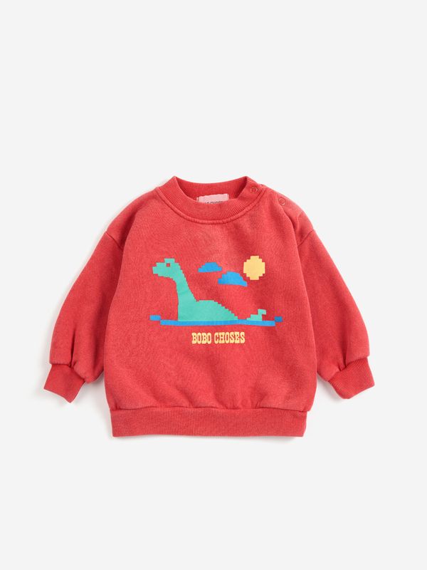 Lake monster sweatshirt rood