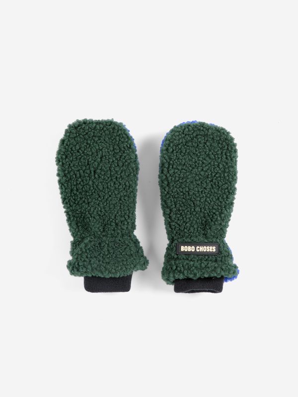 Blauw/groene wanten