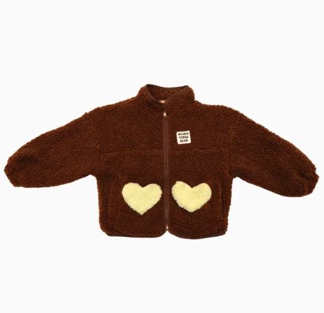 Little teddy heart brown