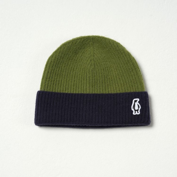 Muts groen/donkerblauw