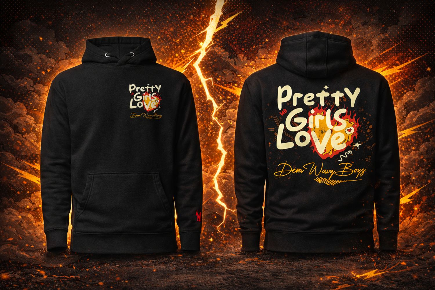 Pretty Girls Love DemWavyBoyz Hoodie