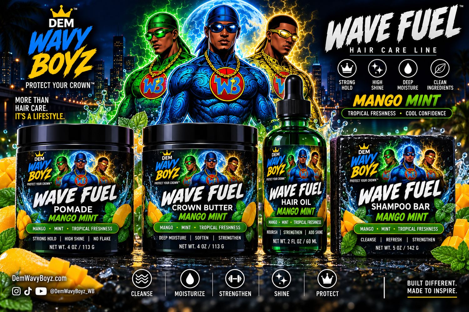Wave Fuel Collection: Mango Mint
