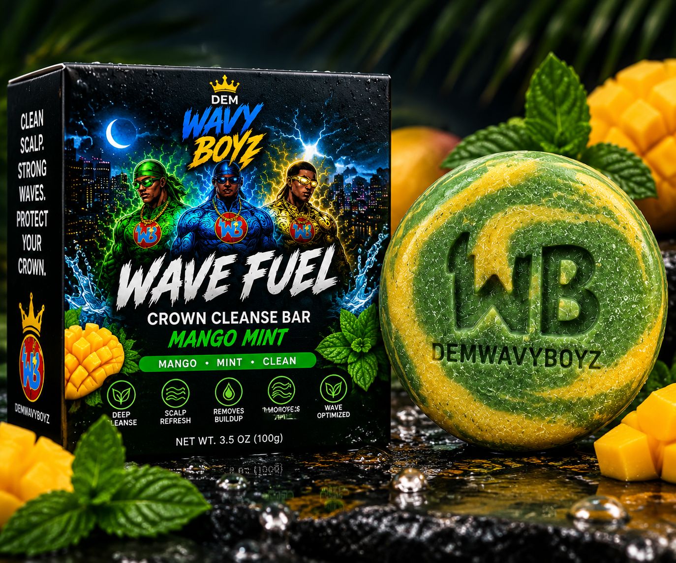 Wave Fuel Crown Cleanse Bar Wave Fuel Crown Cleanse Bar
