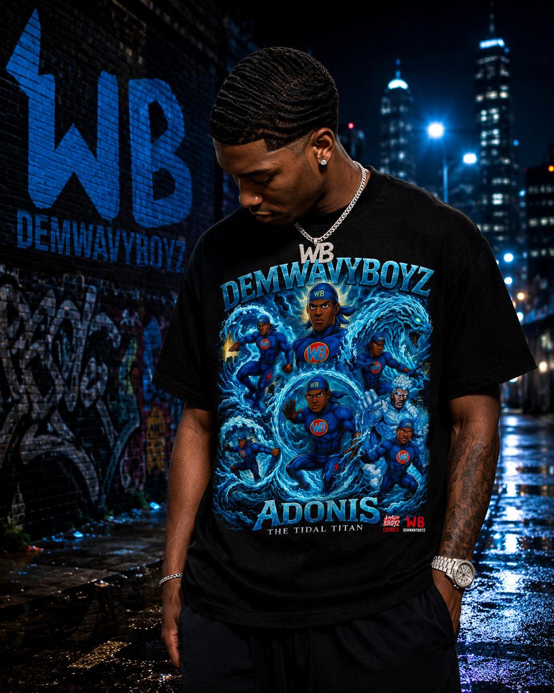 (Kids) Adonis "The Tidal Titan" Tee