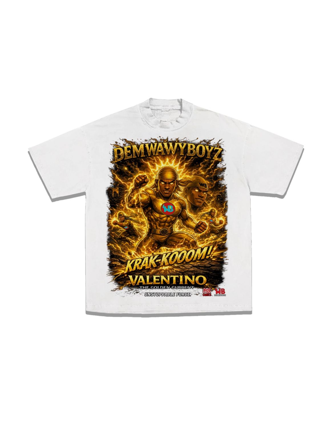 Valentino “Golden current” Tee