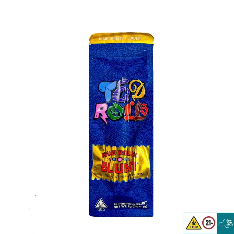 TEDS BUDZ - Hawaiian Jelly Roll - Ted Rolls - 2G Hand Rolled Blunts